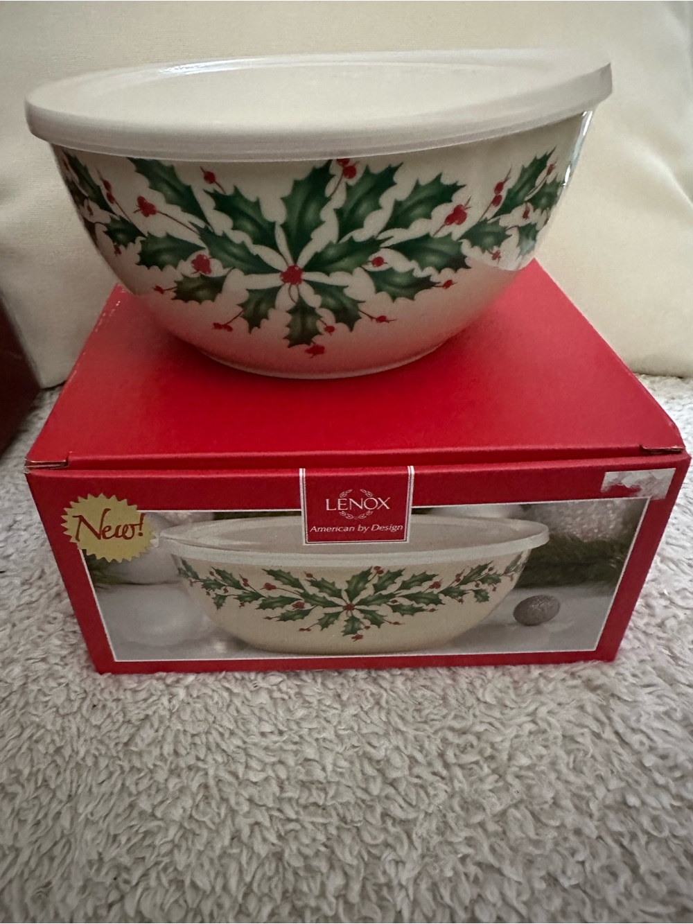 Lenox Holiday Serve & Store Bowl